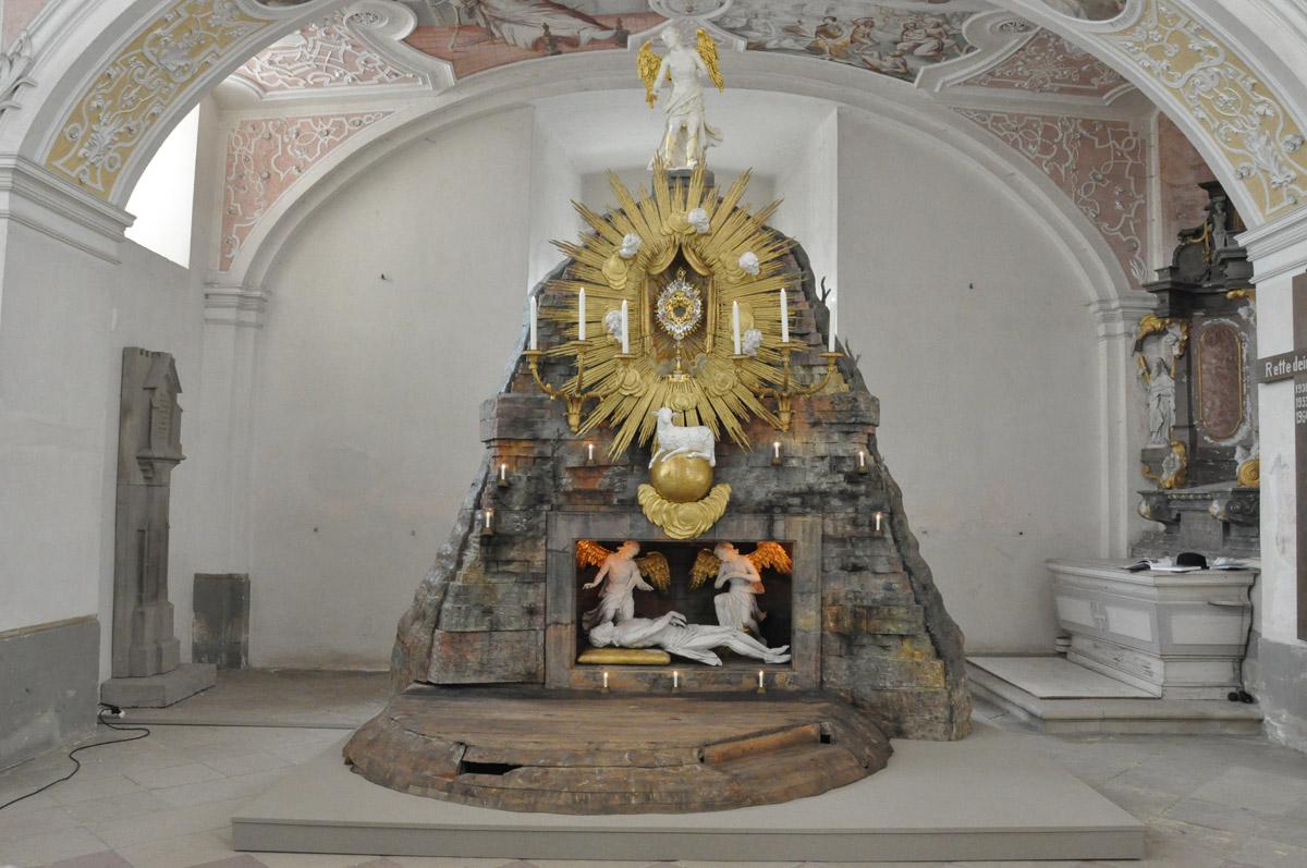Das Heilige Grab in der Klosterkirche Schöntal