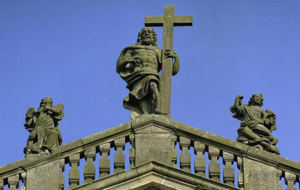 View of the gables of Schöntal Monastery