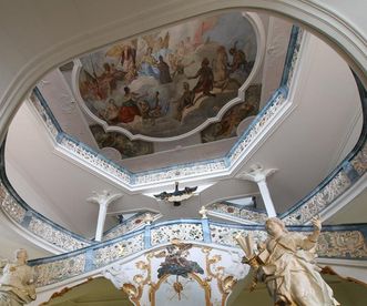 Staircase in the New Abbey, Schöntal Monastery