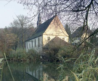 Außenansicht der Wallfahrtskapelle Neusaß in Schöntal