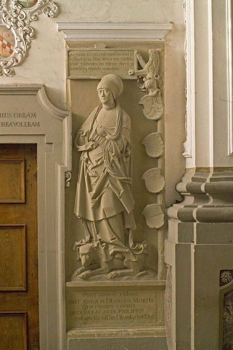 Schöntal monastery, memorial plate for Anna von Stoffelsheim