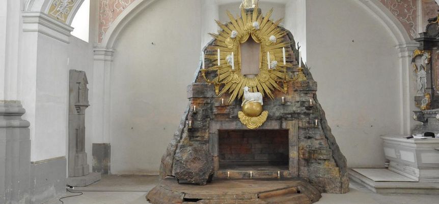 Das Heilige Grab in der Klosterkirche Schöntal