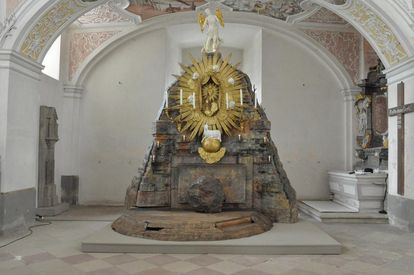 The holy sepulcher on Holy Saturday, Schöntal Monastery