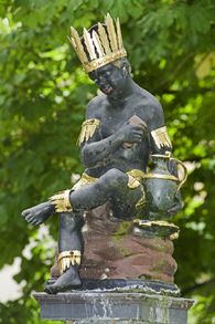 Skulptur Mohrenbrunnen Kloster Schöntal