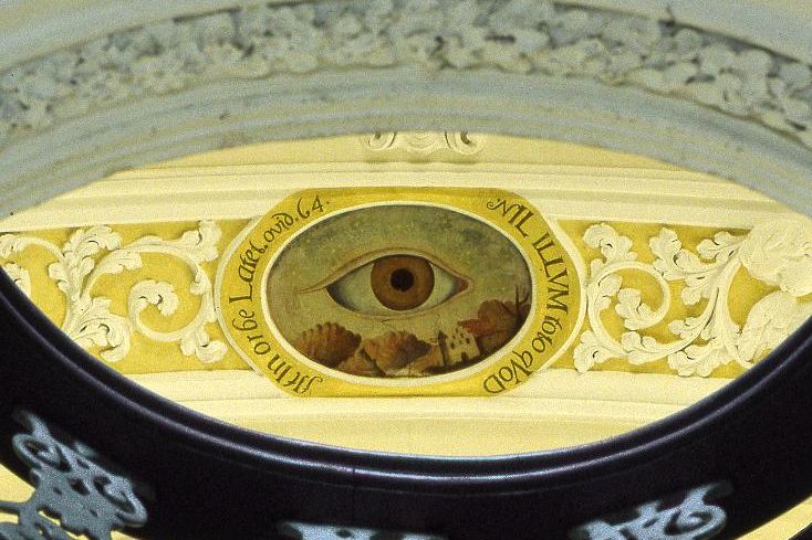 Kloster Schöntal, Innen, Deckengemälde „Das Auge Gottes“