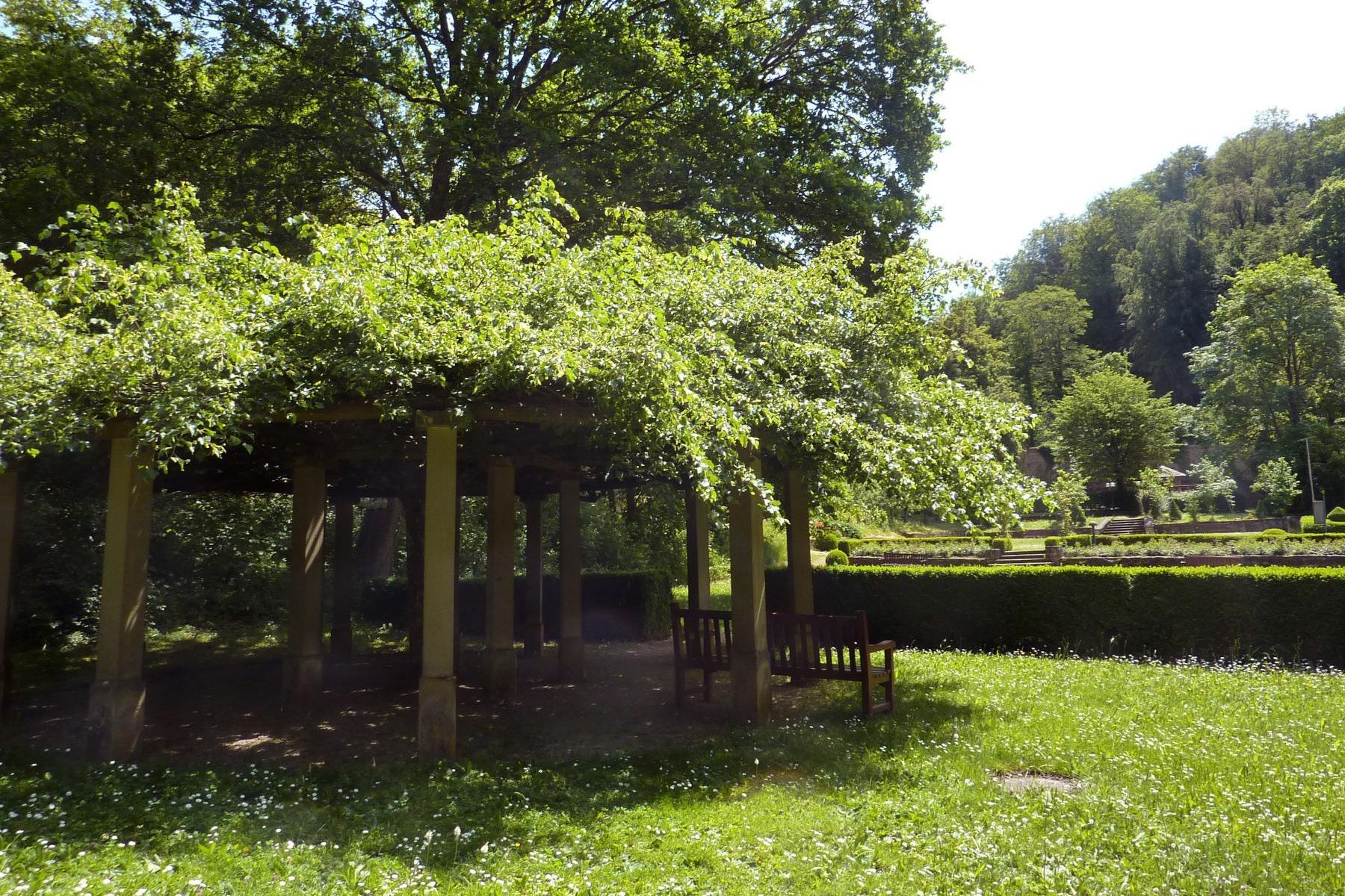 Kloster Schöntal, Konventgarten, Lindenpavillon