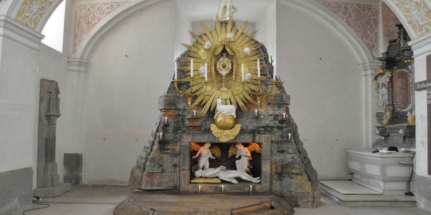 Das Heilige Grab in der Klosterkirche Schöntal
