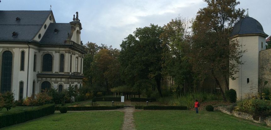 Kloster Schöntal, Blick über den Klostergarten
