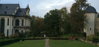 Kloster Schöntal, Blick über den Klostergarten