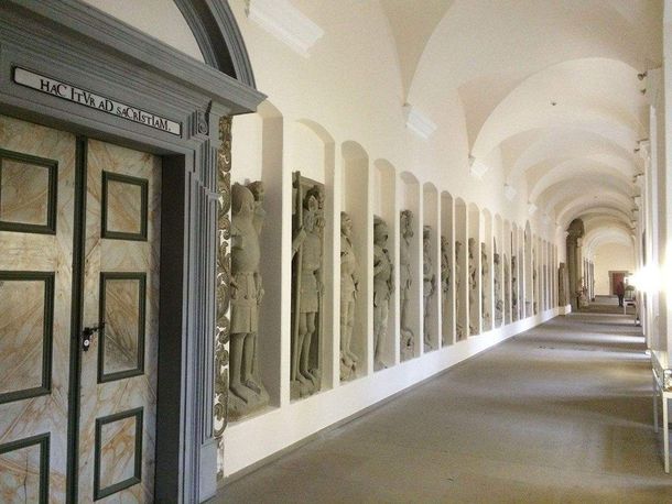 Schöntal monastery, interior view, corridor