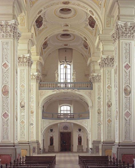 Schöntal monastery, interior view, monastery church