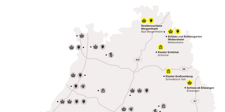 Karte der Region "Verborgene Schatzkästchen im Nordosten"