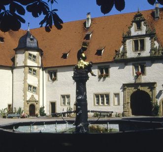 Courtyard view of Schöntal Monastery