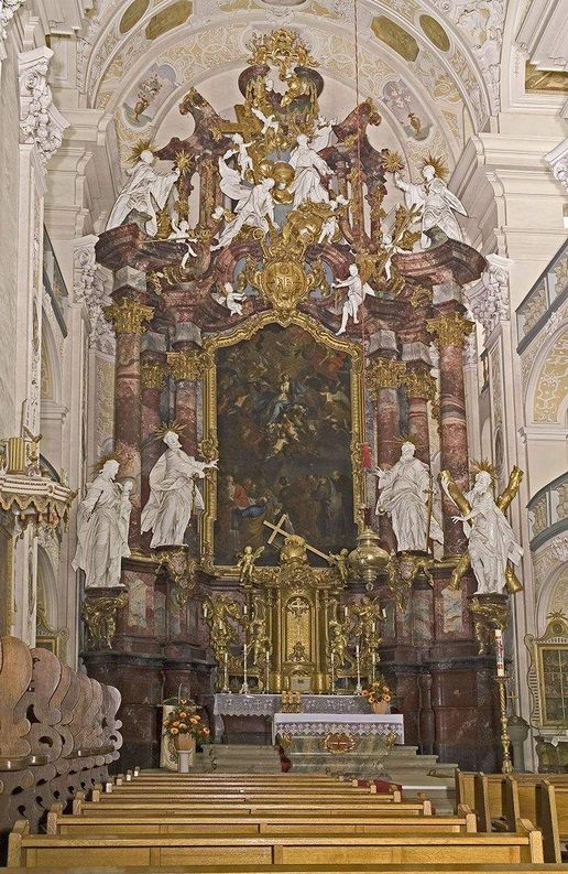 Monastère de Schöntal, Maître-autel supérieur de l'église abbatiale